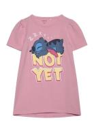 Nmfasta Stitch Ss Nightgown Wdi Pink Name It