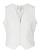 Yasilea Waistcoat White YAS