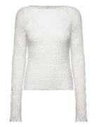 Long Sleeve Lace Top White Bubbleroom