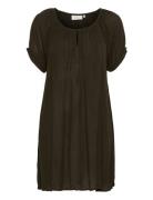 Amber Ss Tunic Khaki Kaffe