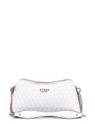 Betula Top Zip Shoulder Bag White GUESS