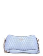 Betula Top Zip Shoulder Bag Blue GUESS
