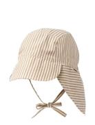 Sun Hat Woven Tonga Beige Wheat