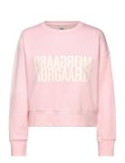 Organic Sweat Tilvina Sweatshirt Pink Mads Nørgaard