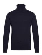 100% Recycle Knit Roll Neck100% Recycle Knit Roll Neck Navy Lindbergh
