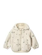 Mara Pile Jacket With Ears Cream Liewood
