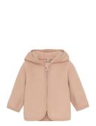 Jacket Ears Cotton Fleece Pink Huttelihut