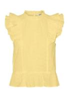 Vmkammy Sl High Neck Top Vma Yellow Vero Moda