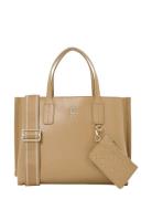 Th Distinct Mini Tote Beige Tommy Hilfiger