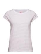 Organic Favorite Stripe Teasy Pink Mads Nørgaard