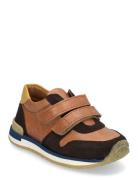 Shoes - Flat - With Velcro Brown ANGULUS