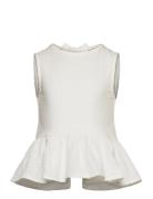 T-Shirt - Peplum White Mango