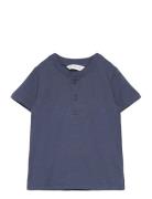 Butt D Cotton T-Shirt Navy Mango