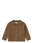 Nmmtheo Ls Loose Knit Card Lil Brown Lil'Atelier