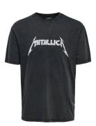 Onsmetallica Rlx Ss Tee Black ONLY & SONS