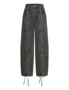 Denim Laced Leg Pants Black ROTATE Birger Christensen