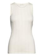 Alberte Cotton Top Drop Needle Gots White Gai+Lisva