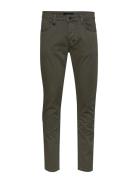 Lou Slim Twill Black Green NEUW