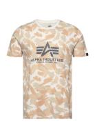Basic T-Shirt Bl Camo Beige Alpha Industries
