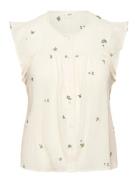 Jdyalba S/L Frill Shirt Wvn Exp Cream JDY