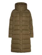 B.intl Longline Barron Puffer Khaki Barbour