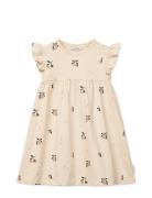 Neveah Printed Dress Cream Liewood
