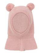 Balaclava Windstop W. Pompoms Pink Huttelihut
