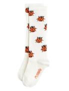Ladybugs Knee-High Socks White Mini Rodini