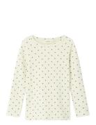 Nmnlago Kim Ls Slim Top Lil Noos Cream Lil'Atelier