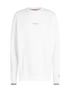 Small Tommy Logo Crewneck White Tommy Hilfiger