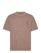 Loose Logo Tee Brown Lee Jeans