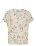 Mmmargie Leavy Blouse Cream MOS MOSH