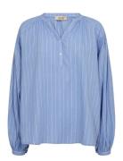 Mmsafi Blouse Blue MOS MOSH