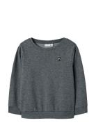 Nkmvimo Ls Sweat Bru Noos Grey Name It