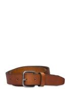 Slhhenry Leather Belt Noos Brown Selected