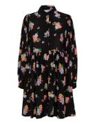 Slfria-Judita Ls Short Dress Ex Black Selected