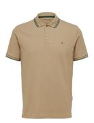Slhdante Sport Ss Polo Noos Beige Selected