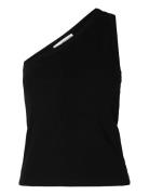 Slfanna Shoulder Top Black Selected