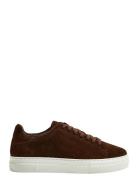 Slhdavid Chunky Suede Sneaker Noos Brown Selected