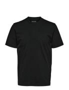 Slhrelaxcolman200 Ss O-Neck Tee S Black Selected