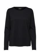 Slfstandard Ls Tee Noos Black Selected