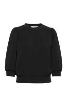 Slftenny 3/4 Sweat Top Noos Black Selected