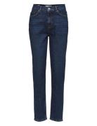 Slfamy Hw Slim Row Blue Jeans U Blue Selected
