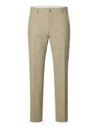 Slhslim-Oasis Linen Trs Noos Beige Selected