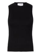 Slflydia Sl O-Neck Knit Top Noos Black Selected