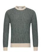 Slhrai Ls Knit Crew Neck Noos Khaki Selected