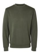 Slhemanuel Soft Crew Neck Sweat Noos Green Selected