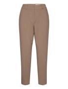 Slfrita-Ria Mw Crop Pant Camel Mel Noos Beige Selected