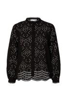 Slftatiana L/S Embr Shirt Noos Black Selected