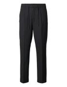 Slh190-Reg Tapered Leroy Pleat Pant Noos Black Selected